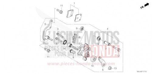MACHOIRE DE FREIN DE PARKING CMX1100D2S de 2025